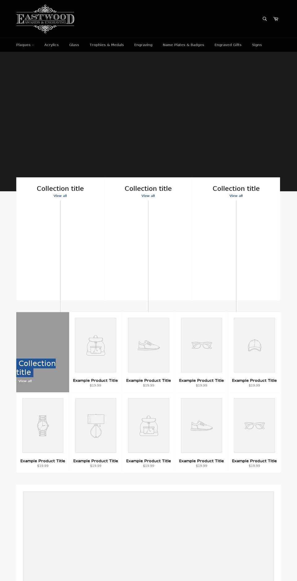eastwoodawards.com shopify website screenshot