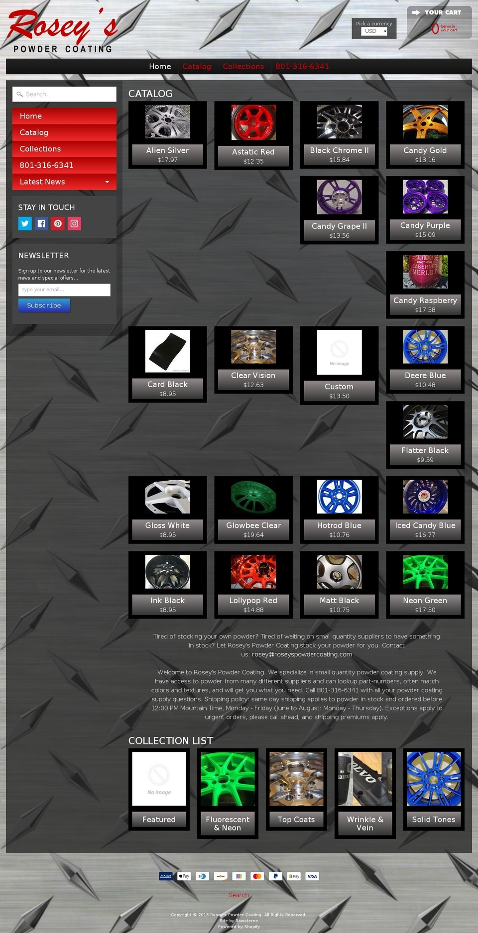 eastwoodcoatings.com — Shopify storefront screenshot