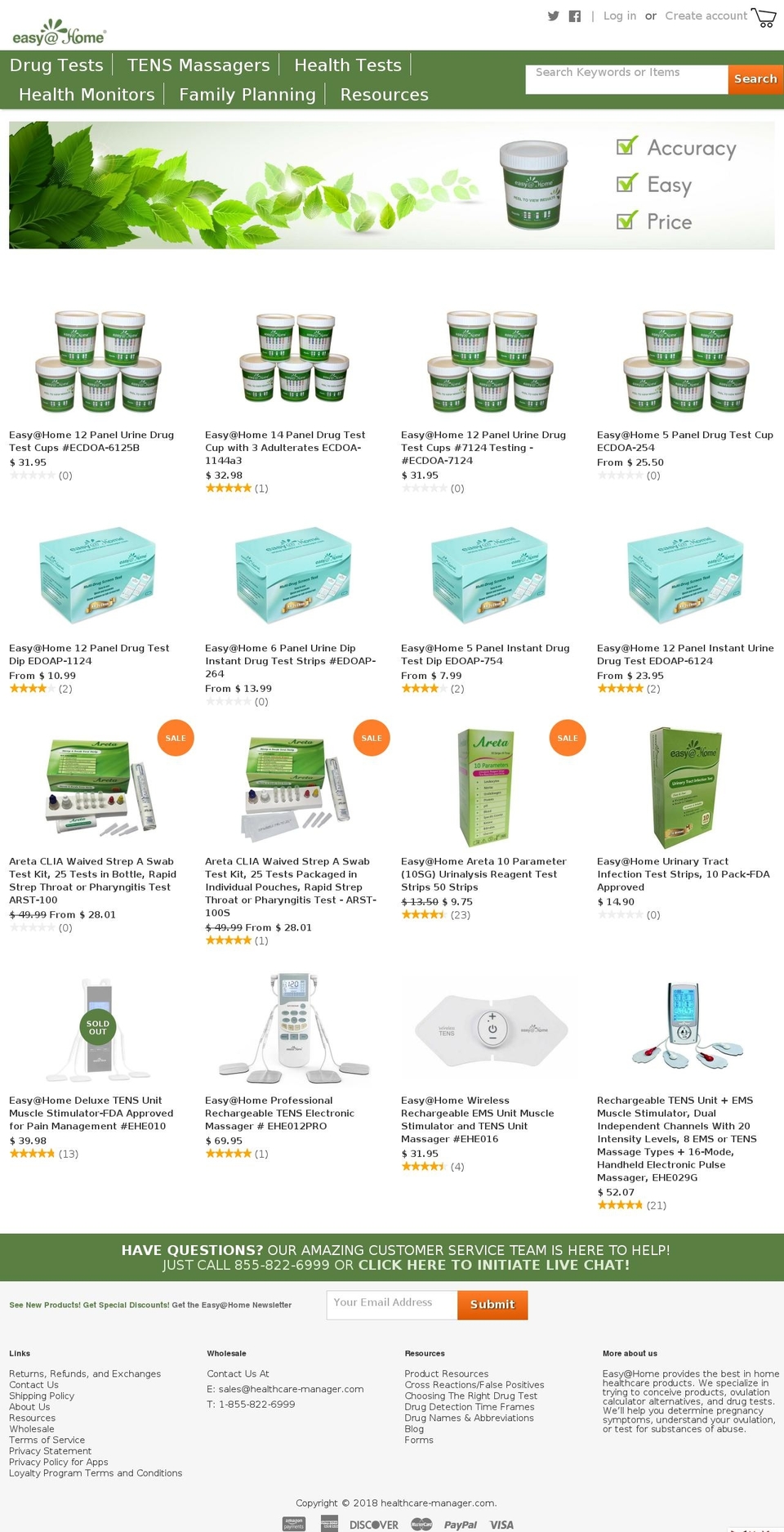 easy-at-home.com — Shopify storefront screenshot