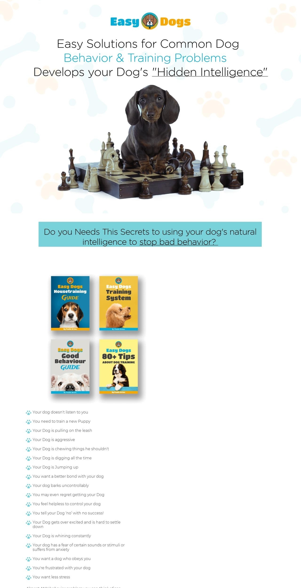 easy-dogs.com shopify website screenshot