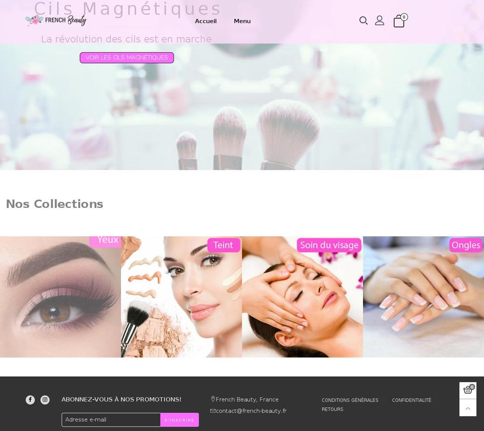 easy-french-makeup.myshopify.com shopify website screenshot