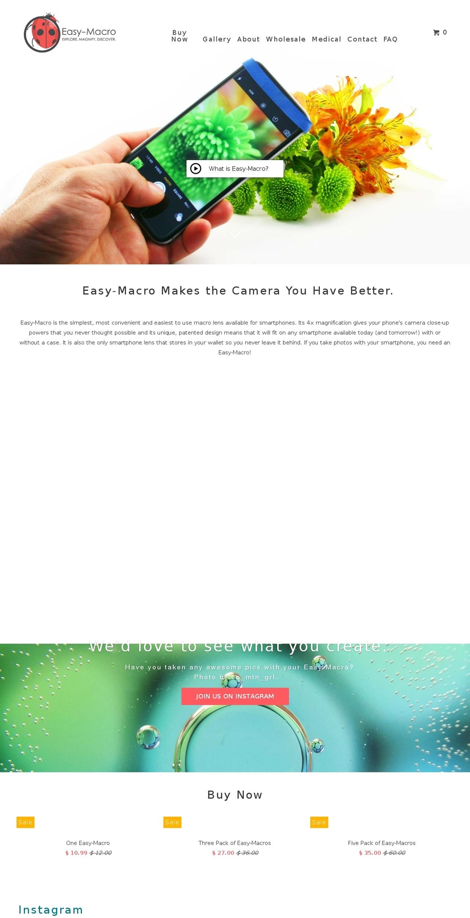 easy-macro.com shopify website screenshot