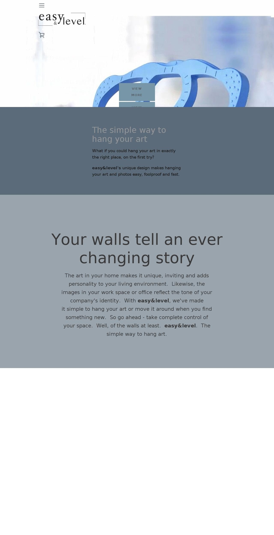 easyandlevel.com — Shopify storefront screenshot