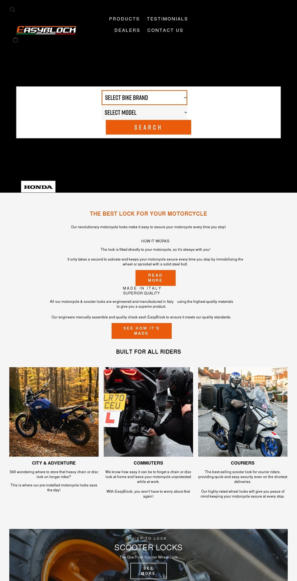 easyblock.com shopify website screenshot