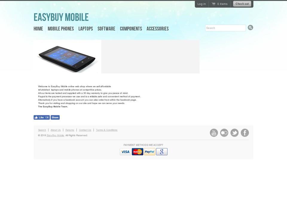 easybuymobile.com — Shopify storefront screenshot