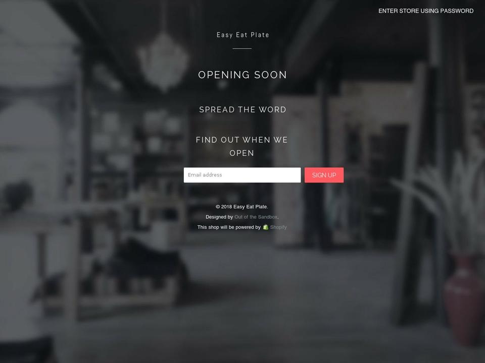 easyeatplate.com — Shopify storefront screenshot
