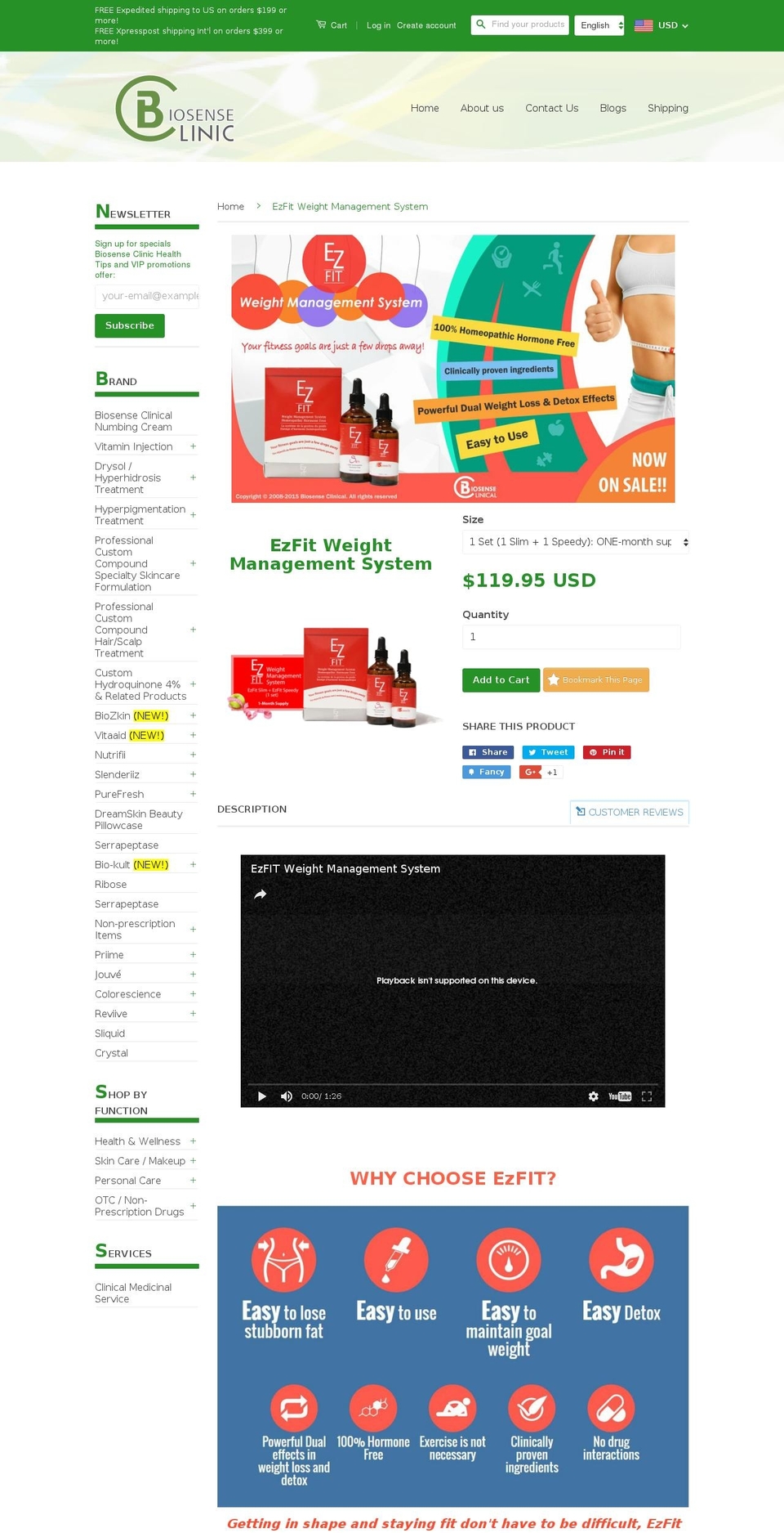 easyfitprogram.com shopify website screenshot