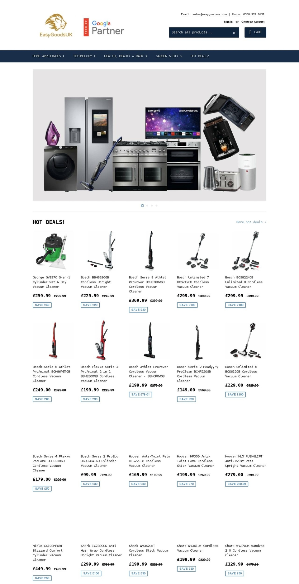 easygoodsuk.com shopify website screenshot