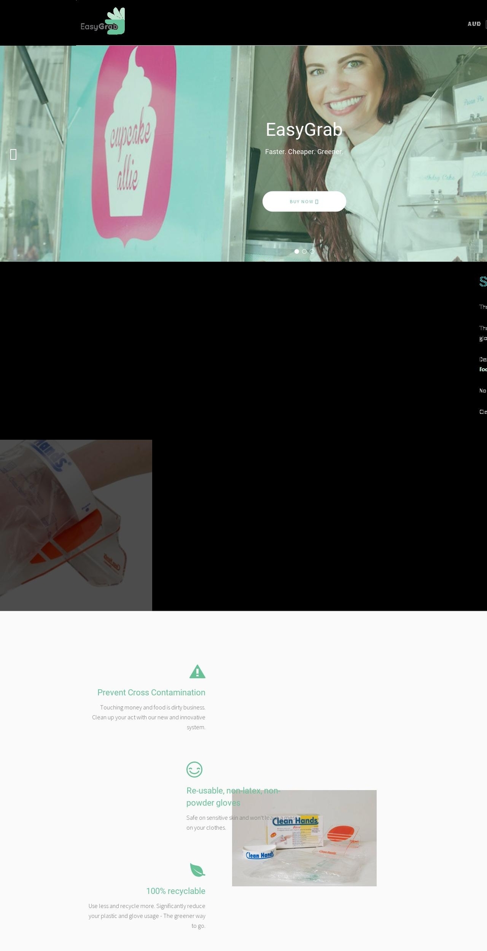 easygrab.com.au shopify website screenshot