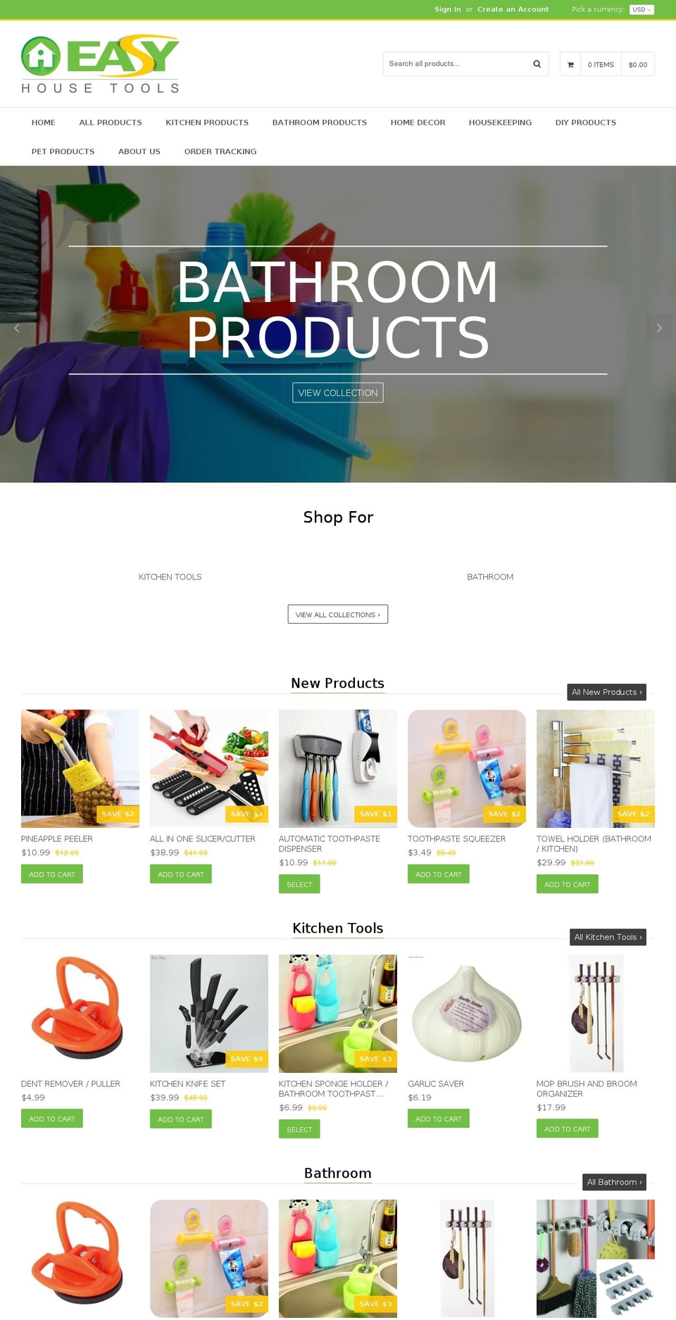 qrack-v1-4-9 Shopify theme site example easyhousetools.com