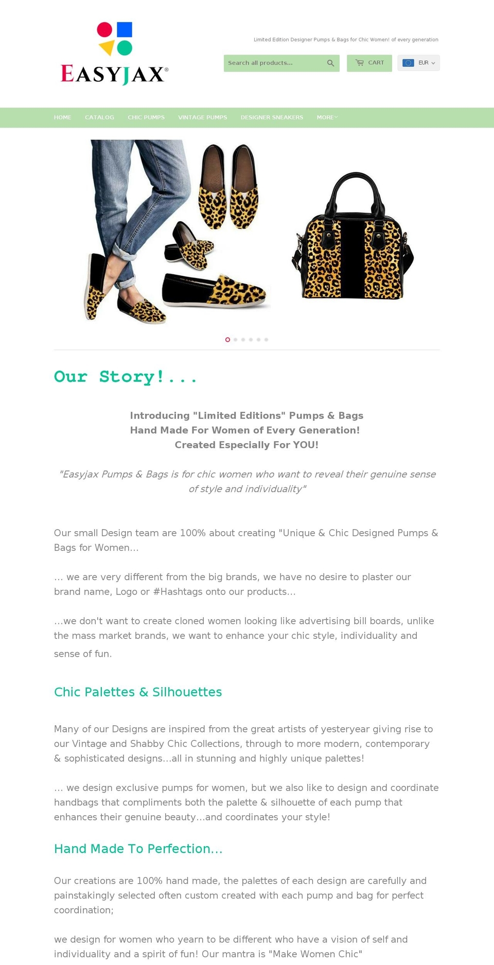 easyjax.com — Shopify storefront screenshot