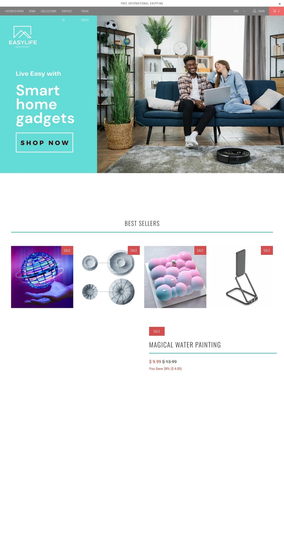 easylifeindustry.com shopify website screenshot