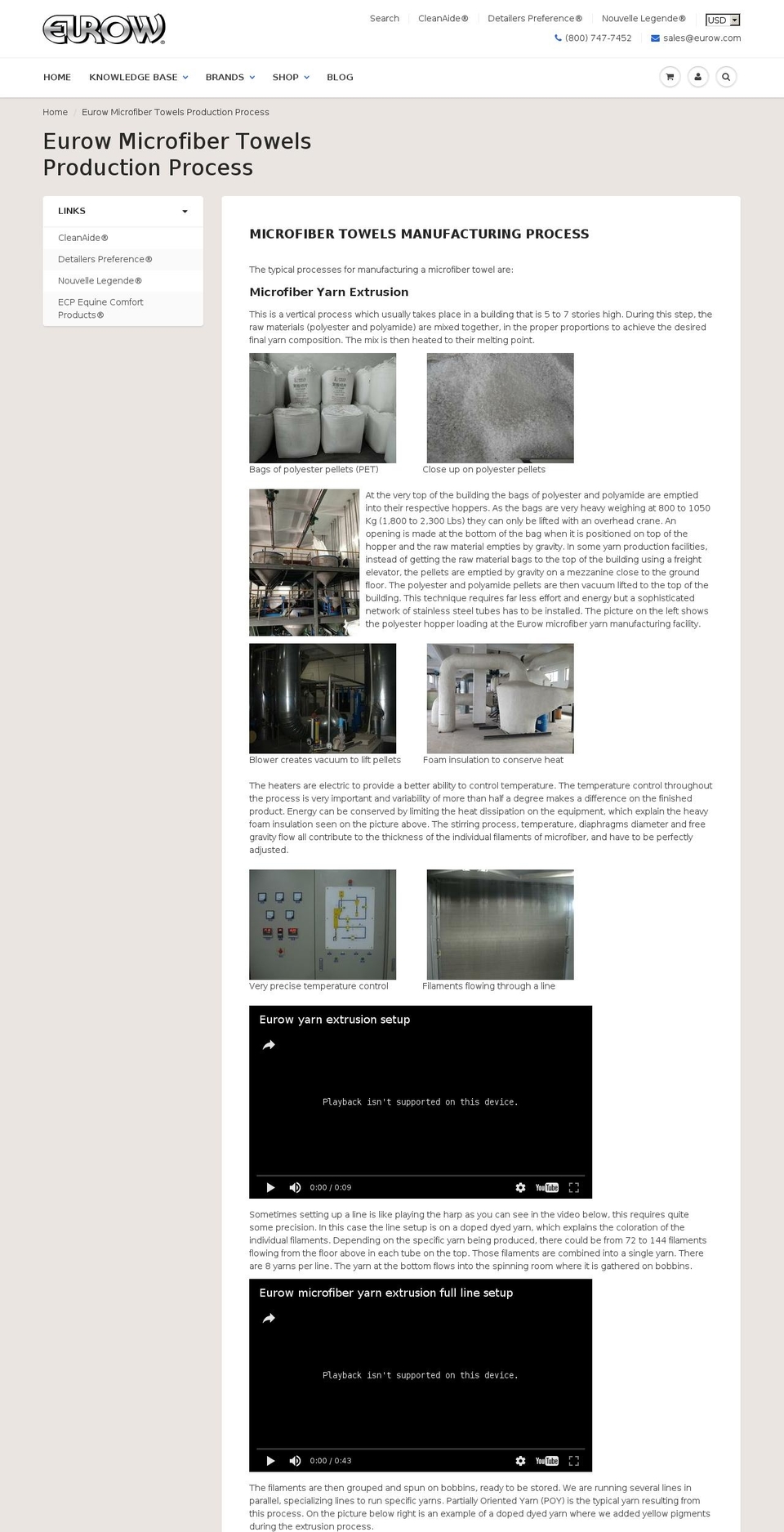 easymicrofiber.com shopify website screenshot