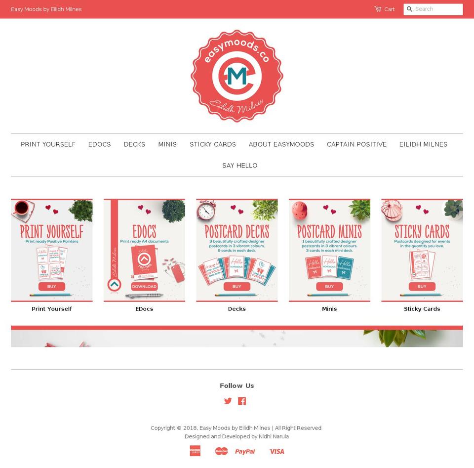 easymoods.co shopify website screenshot