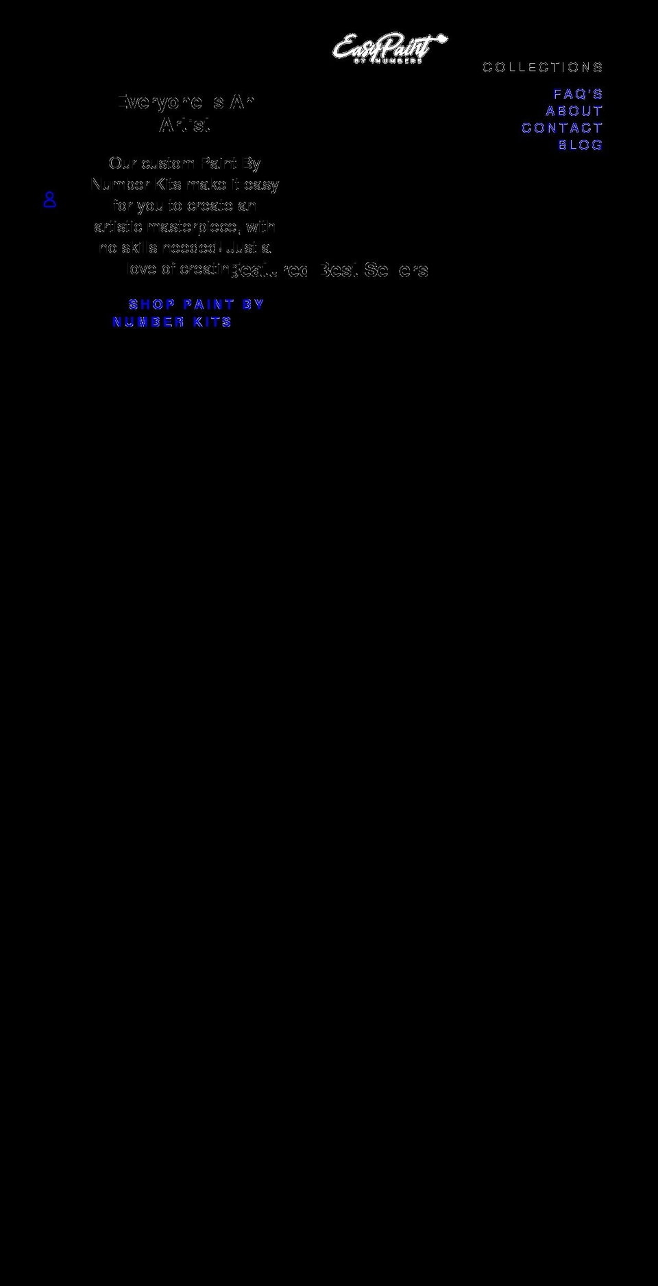 easypaintbynumbers.com — Shopify storefront screenshot