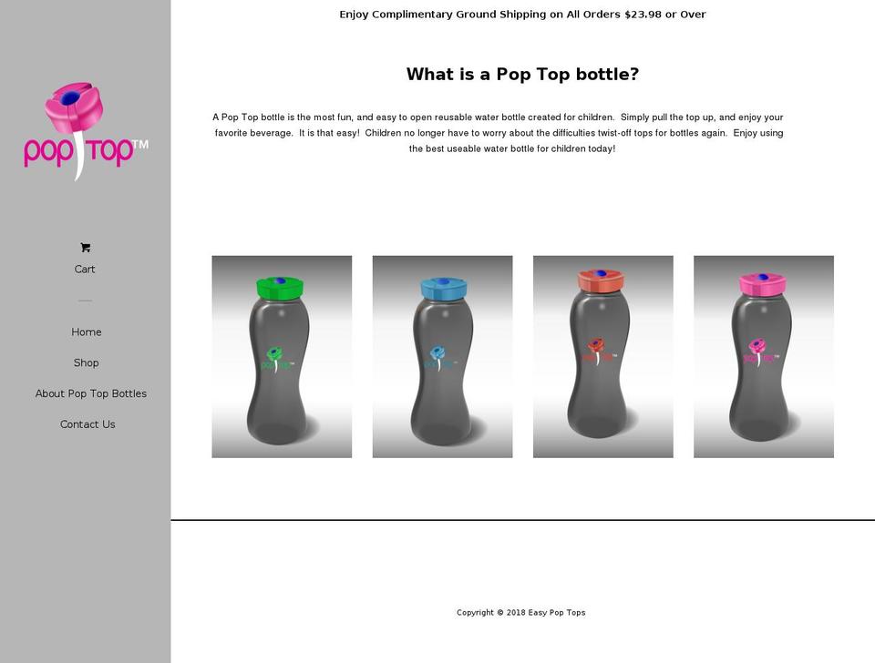 easypoptop.com — Shopify storefront screenshot