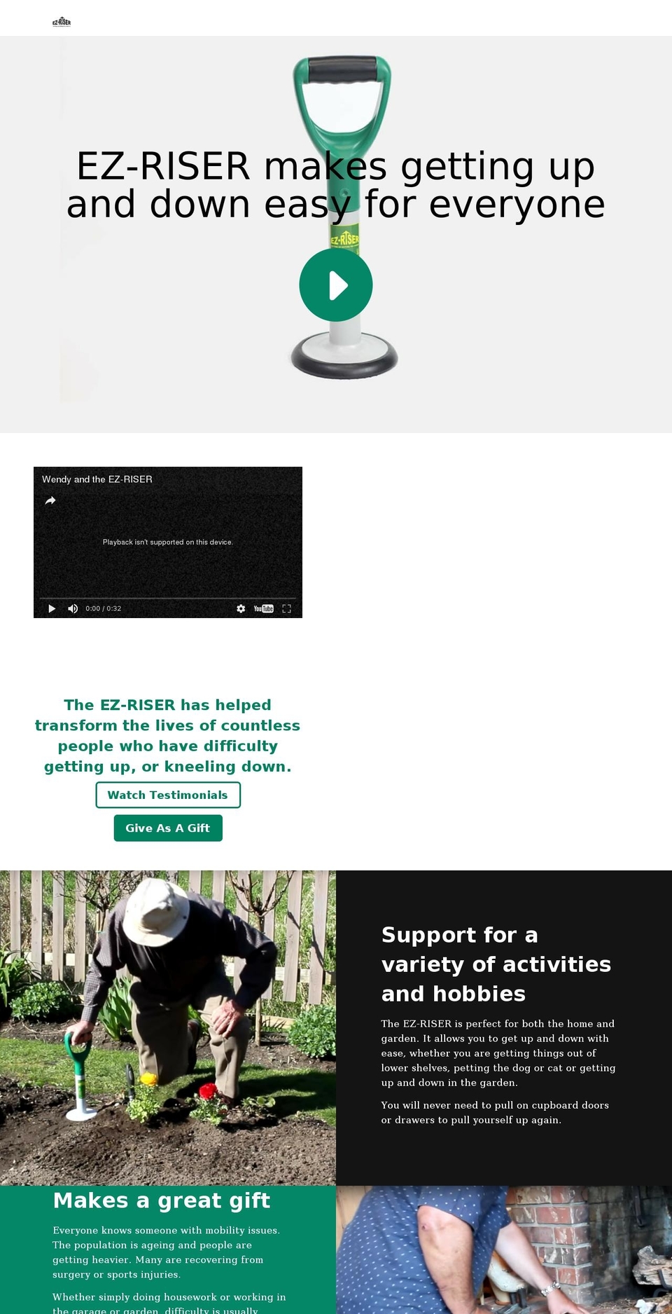 easyrisertools.com shopify website screenshot