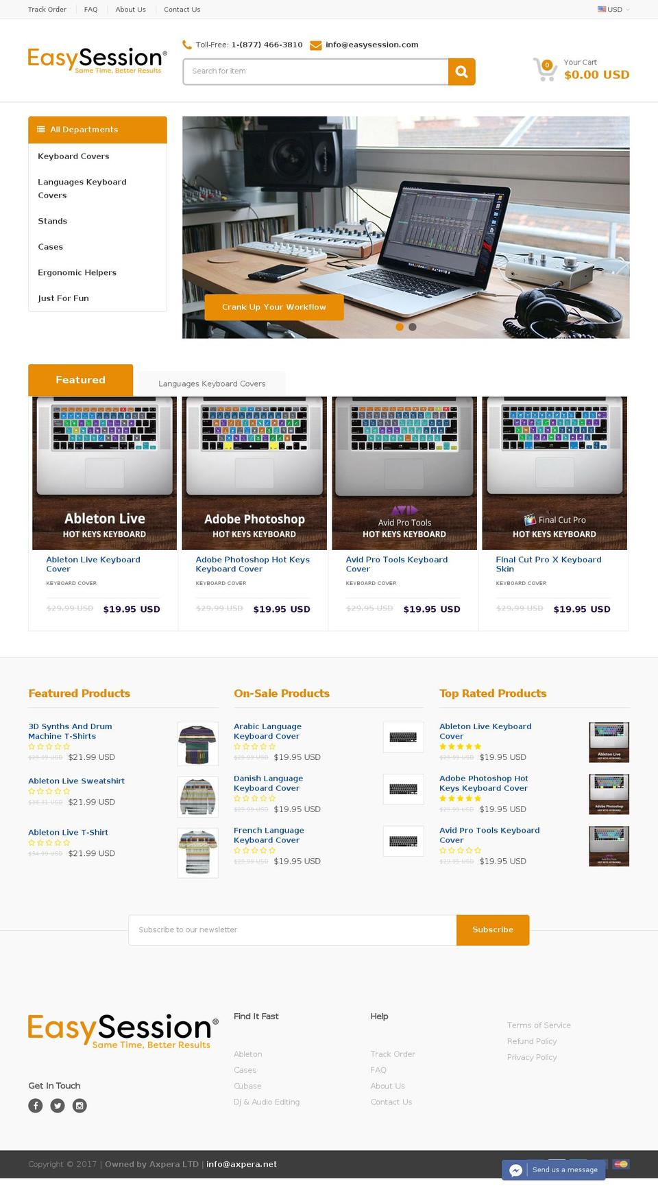 mediacenter-header1-v-1-2 Shopify theme site example easysession.com