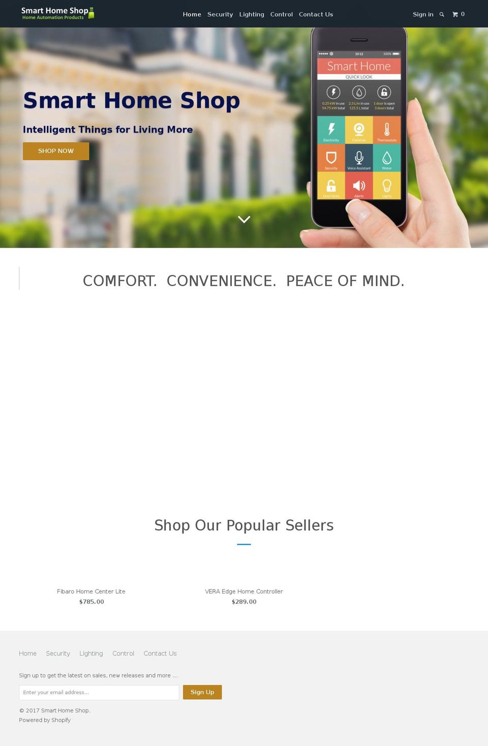 easysmarthomes.com shopify website screenshot