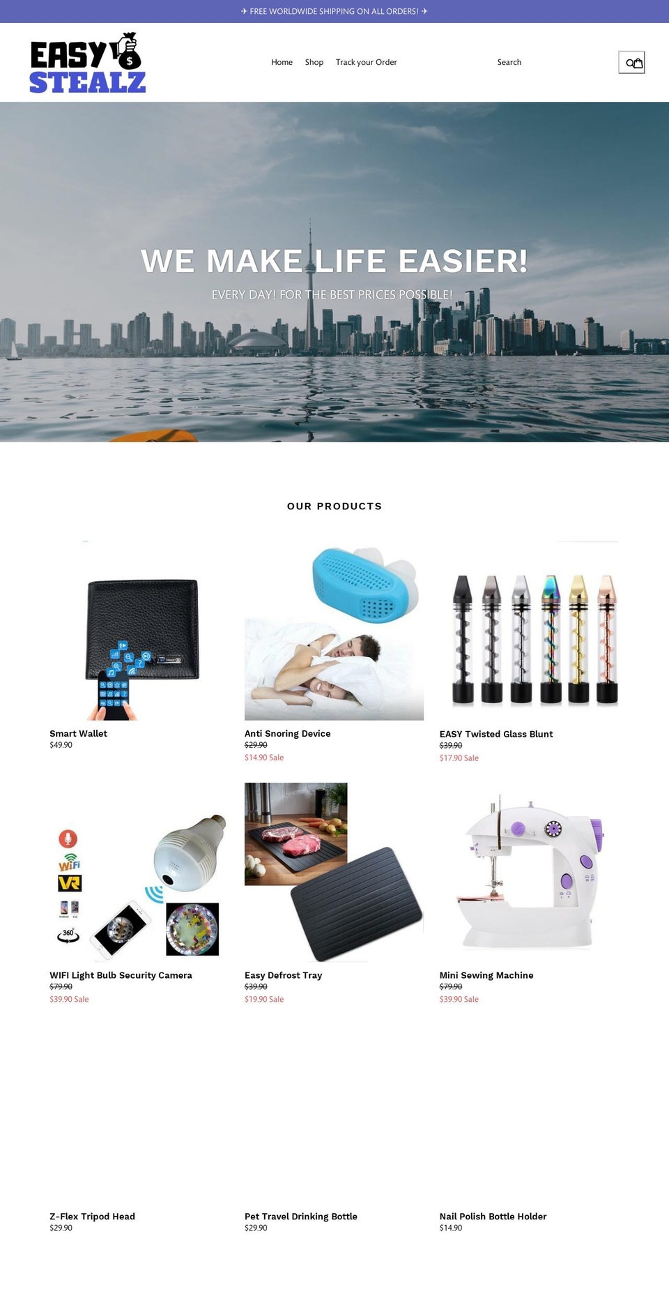 easystealz.com — Shopify storefront screenshot