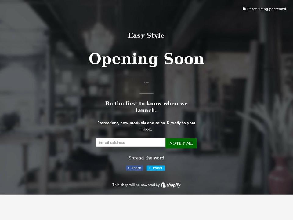 easystyle.shop shopify website screenshot