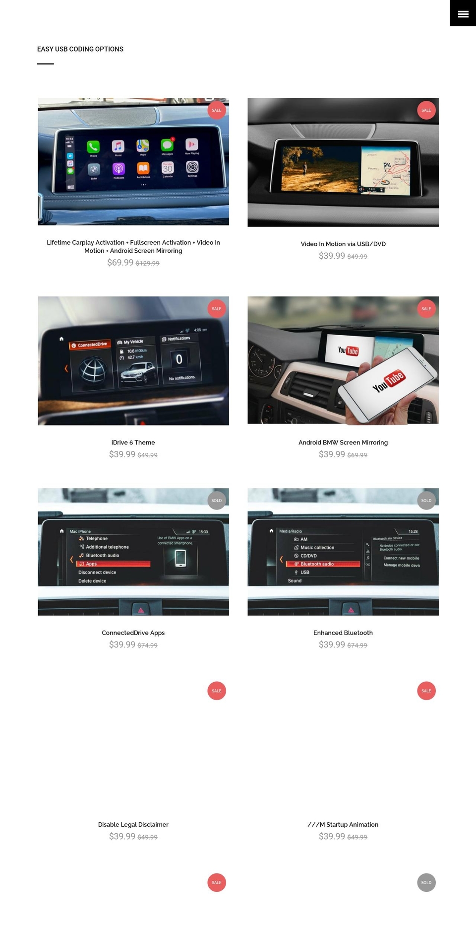 easyusbcoding.com — Shopify storefront screenshot