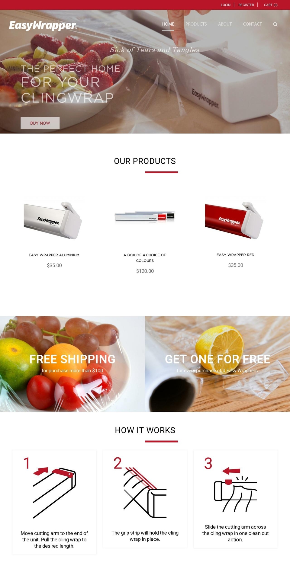 easywrapper.com — Shopify storefront screenshot