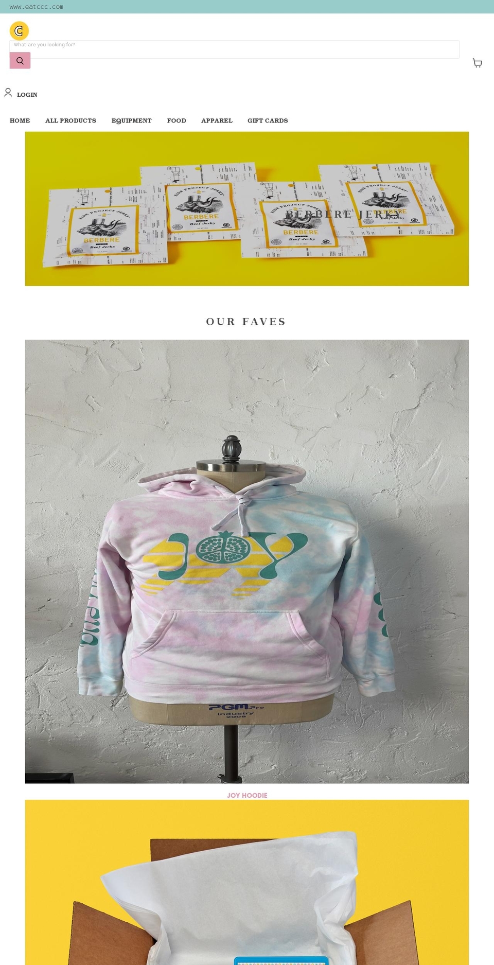 eat-ccc.myshopify.com shopify website screenshot