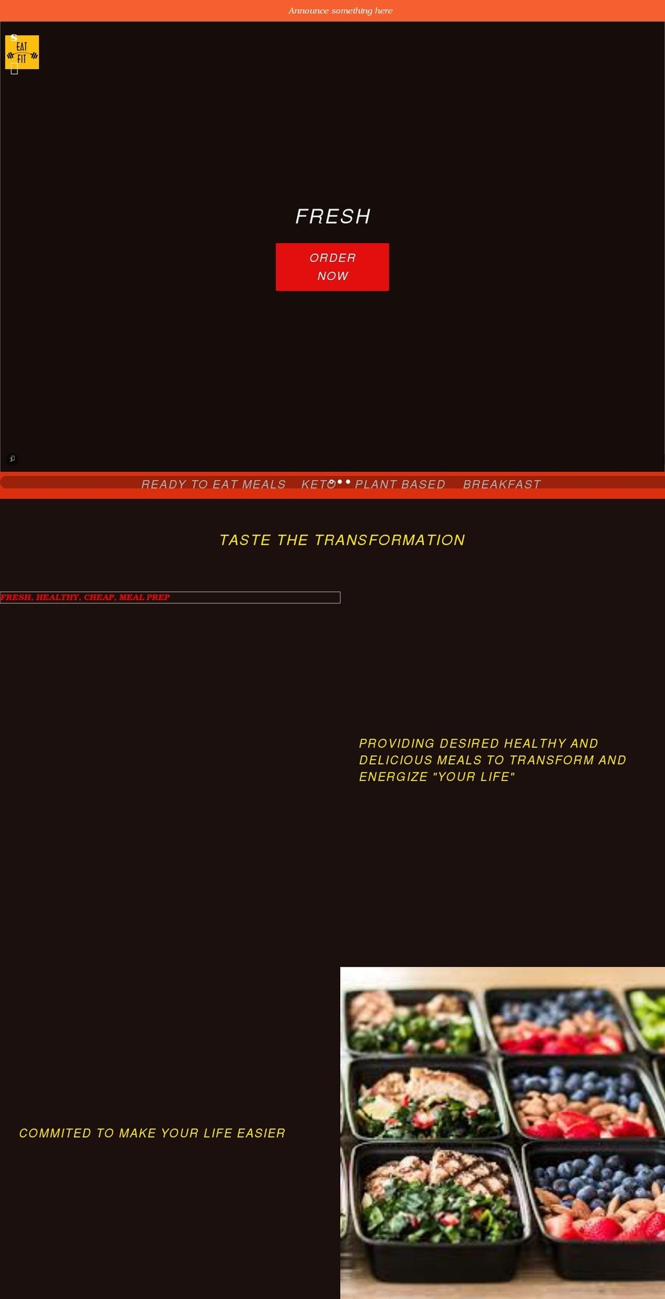 eat-fit.ca shopify website screenshot