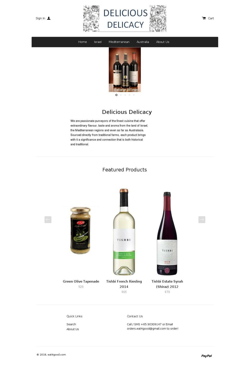 eat4good.com — Shopify storefront screenshot