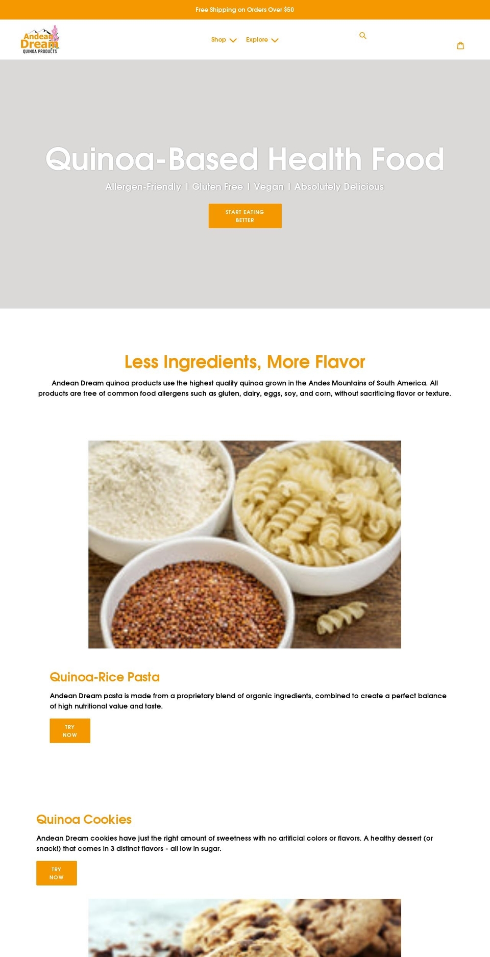 eatandeandream.com shopify website screenshot