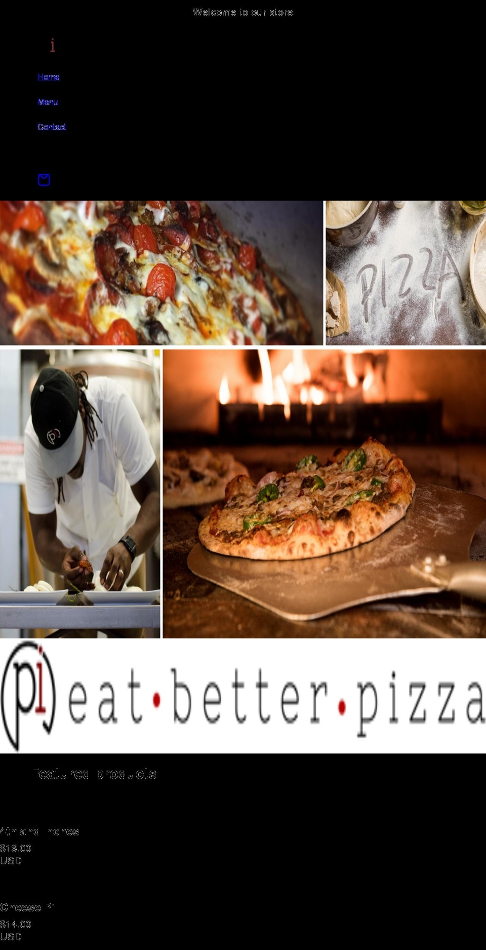 eatbetterpizza.com shopify website screenshot