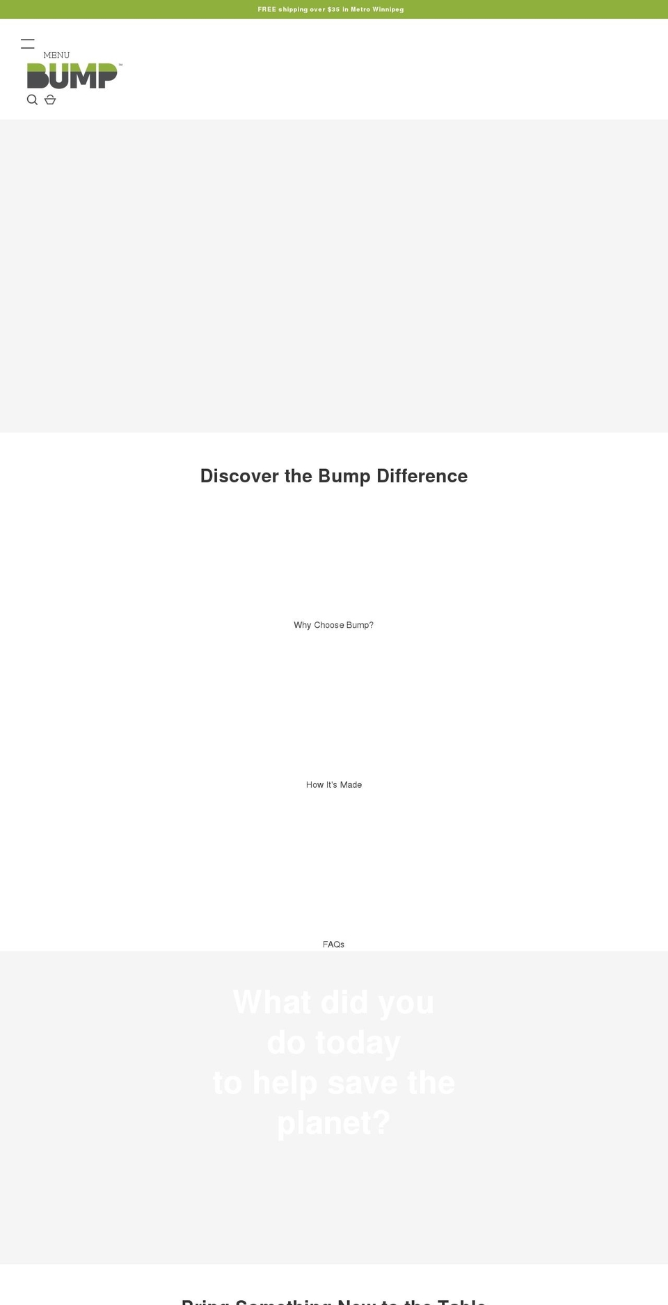 eatbump.com shopify website screenshot