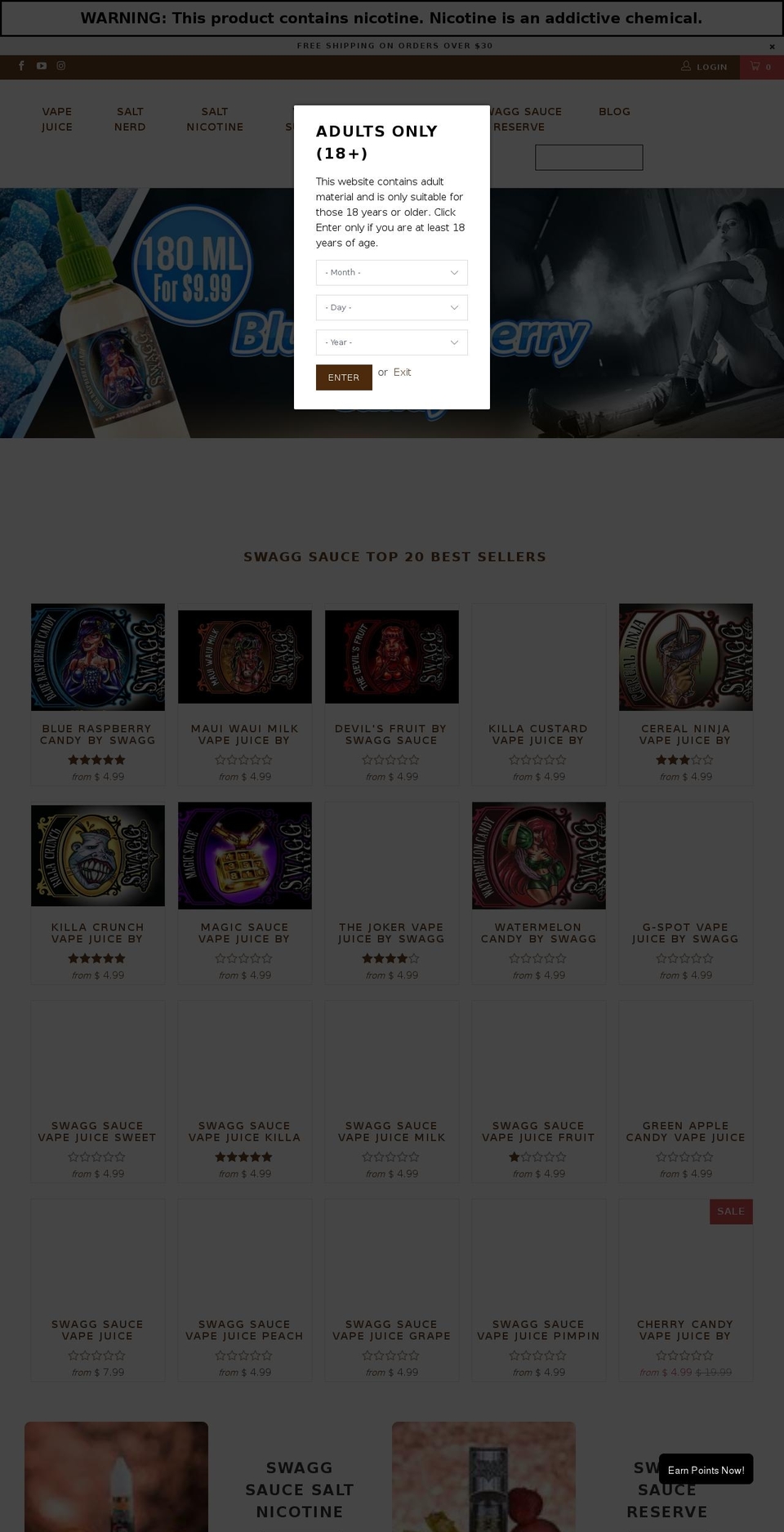 eatfestly.com — Shopify storefront screenshot