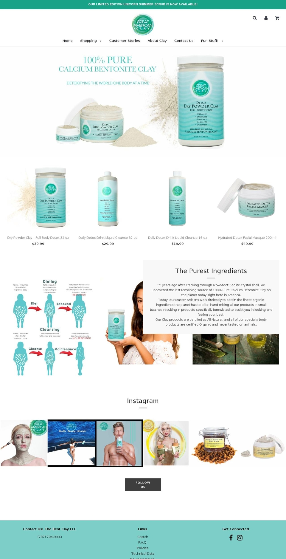 eatgreendirt.com — Shopify storefront screenshot