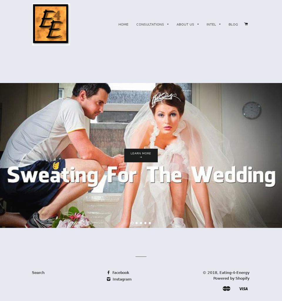 eating-4-energy.com shopify website screenshot