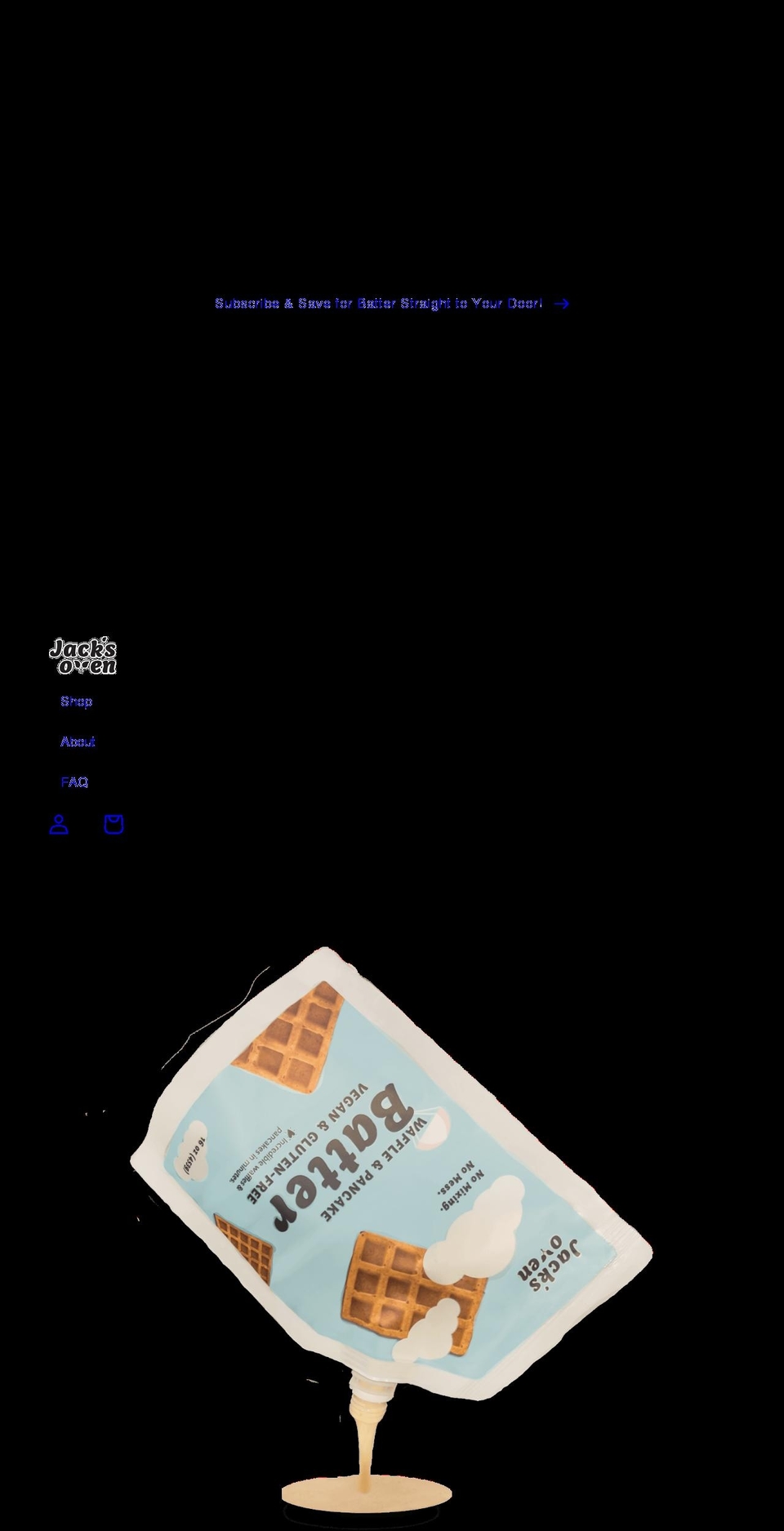 eatjacksoven.com shopify website screenshot