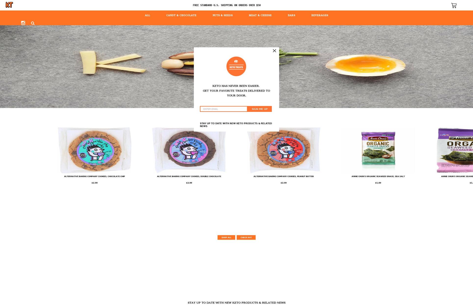 eatketotreats.com shopify website screenshot