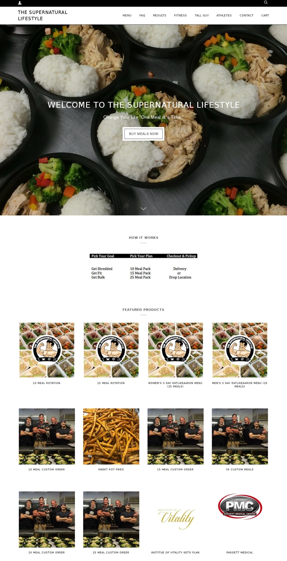 eatlikeaaron.com shopify website screenshot