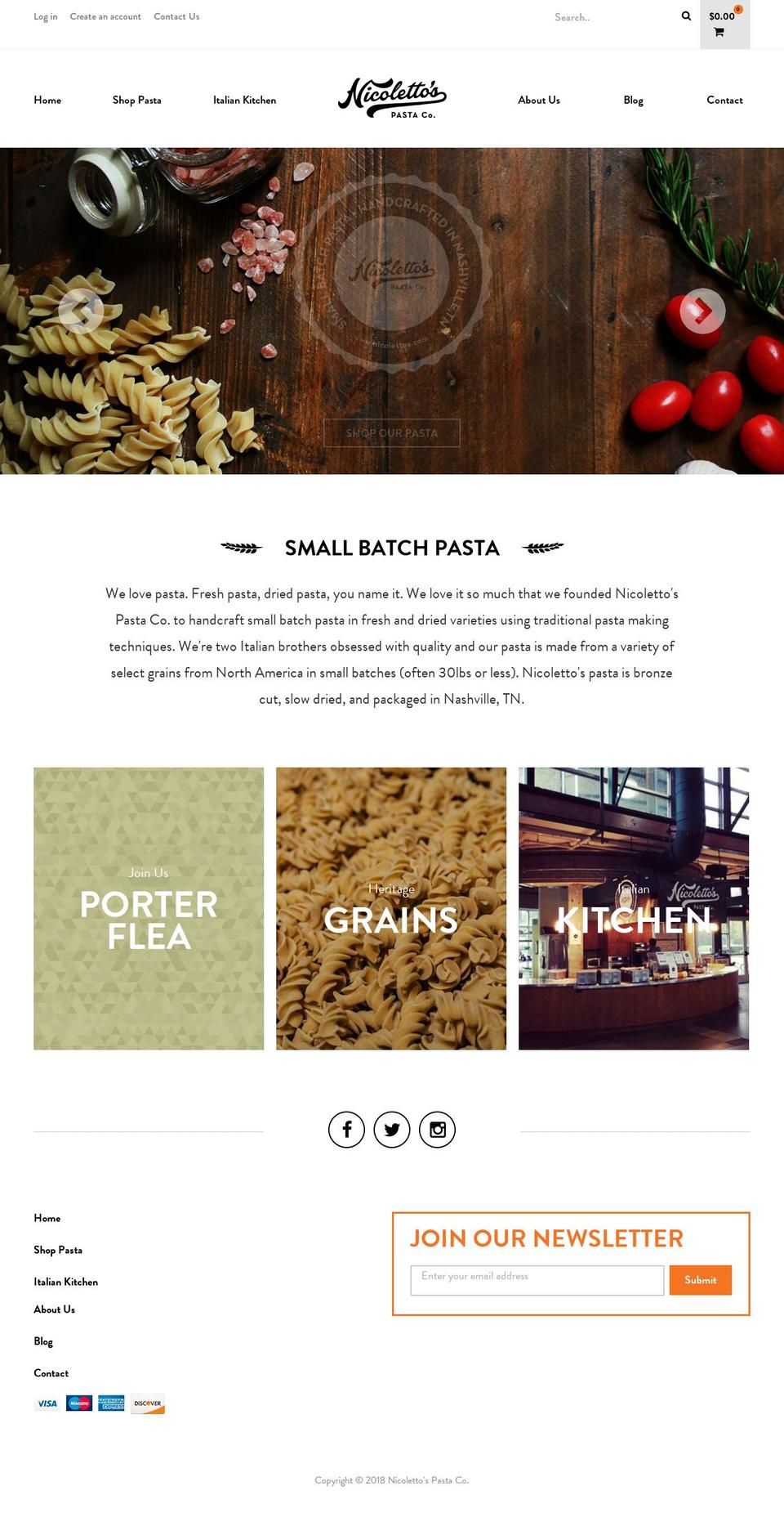 mello-r12 Shopify theme site example eatmorepasta.com