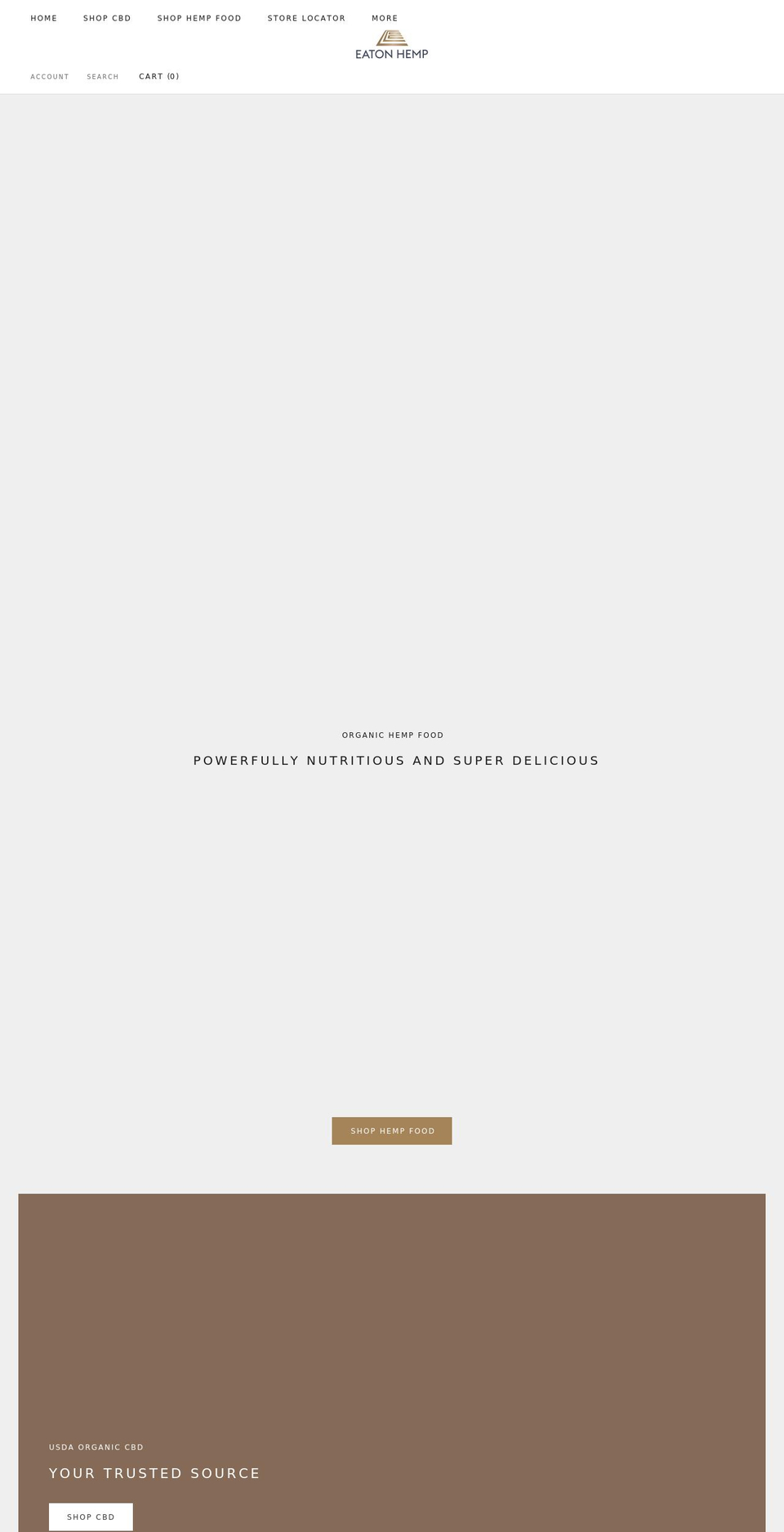 eatonhemp.com shopify website screenshot