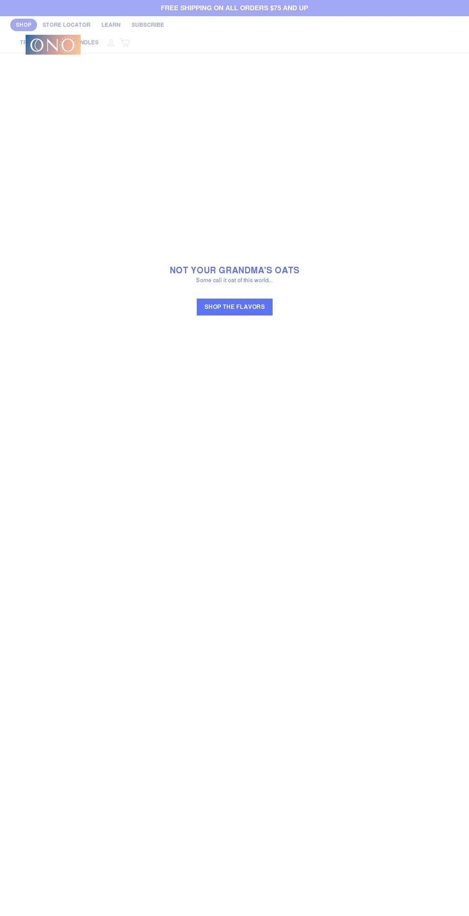 eatovernightoats.com shopify website screenshot