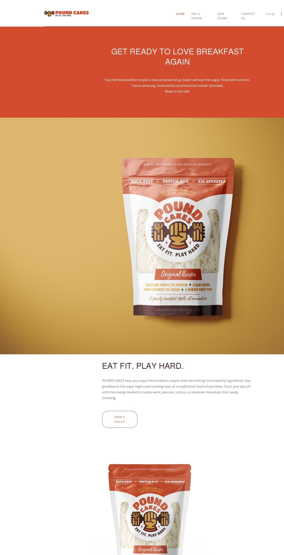 eatpoundcakes.com shopify website screenshot