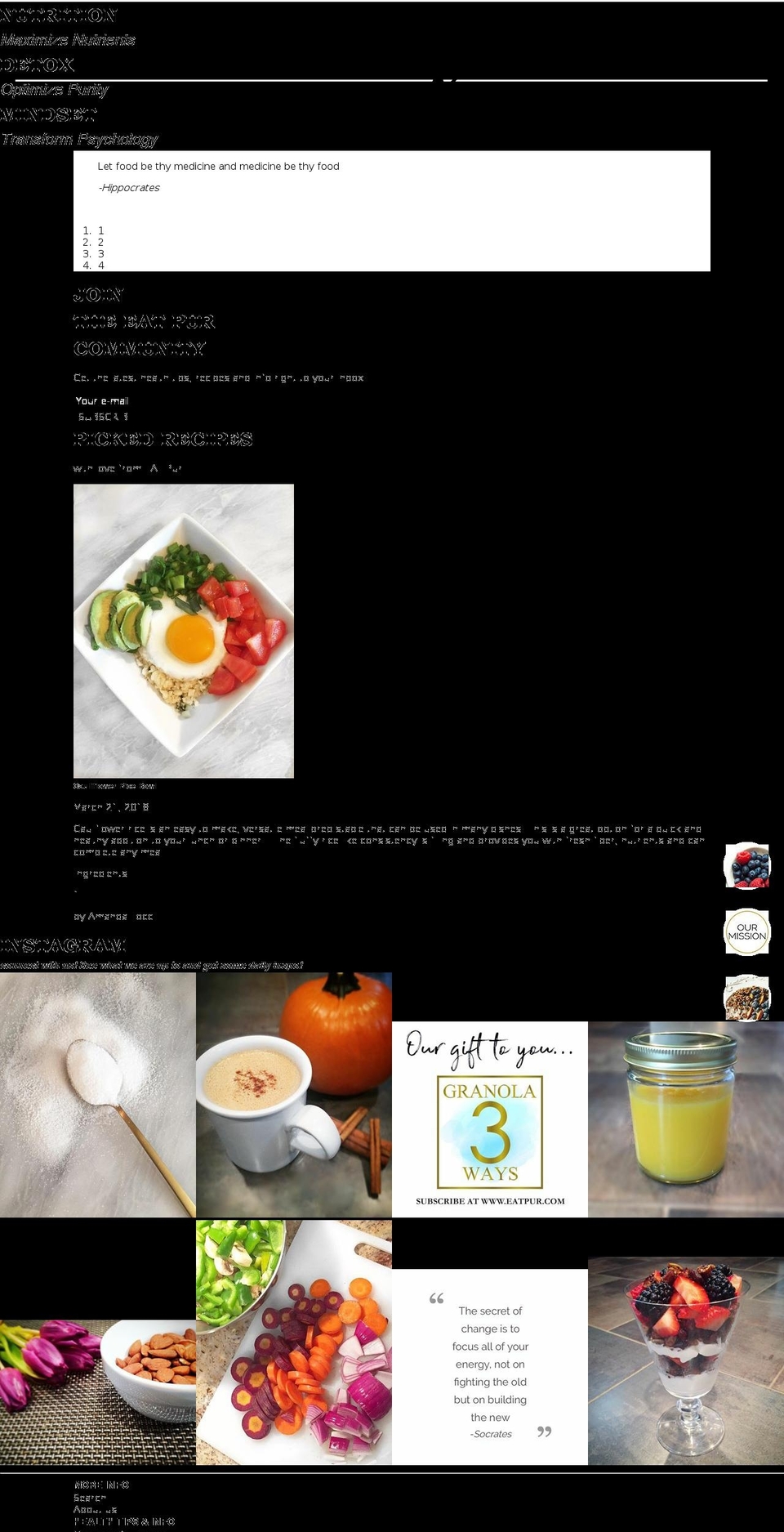 eatpur.com — Shopify storefront screenshot