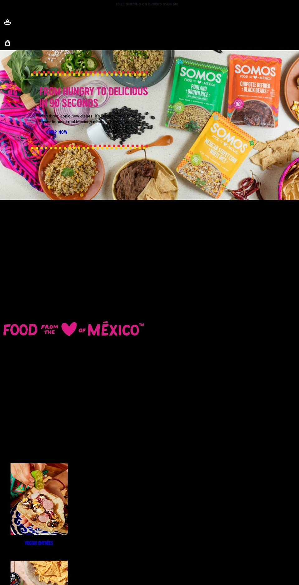 eatsomos.com shopify website screenshot