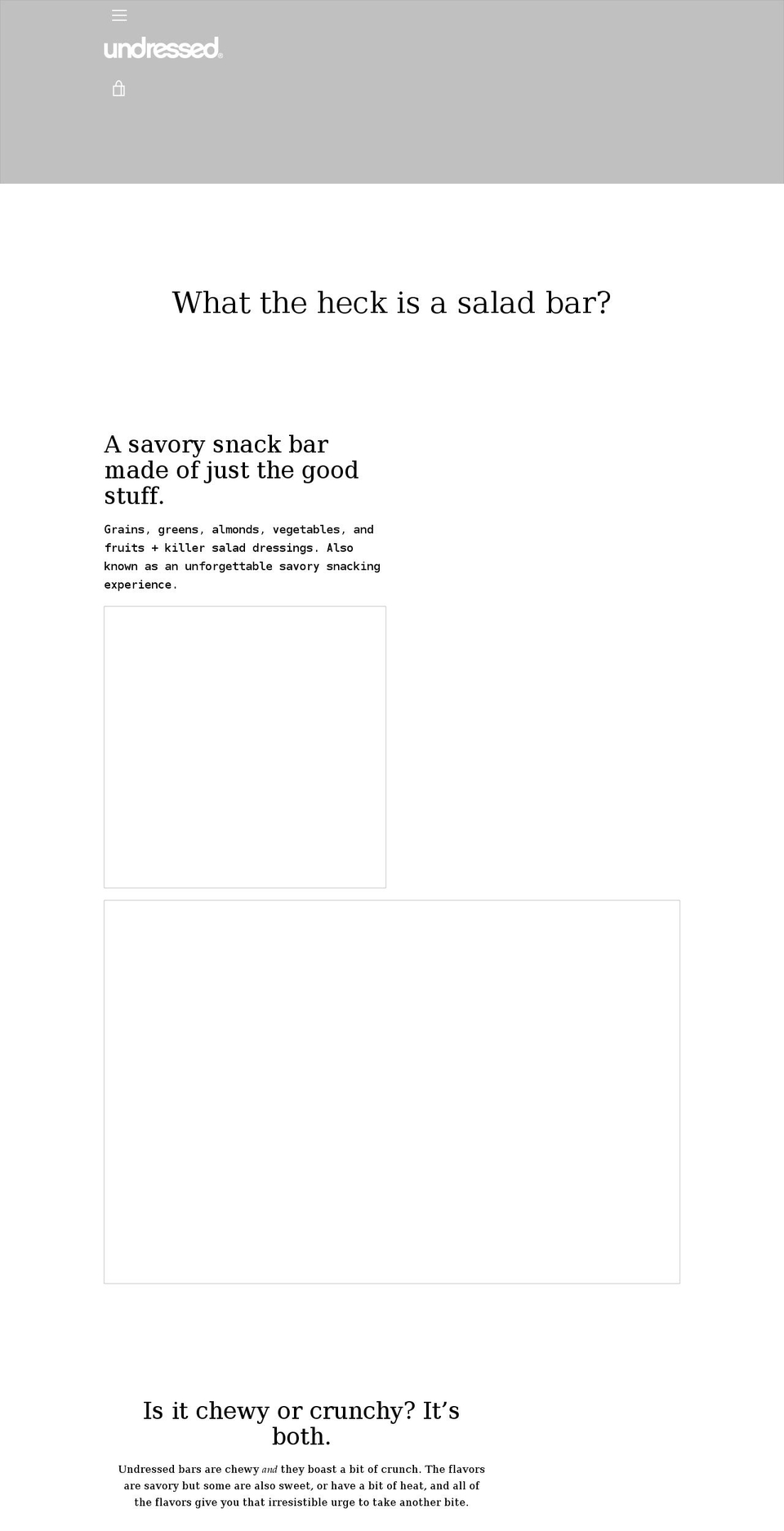 eatundressed.com shopify website screenshot