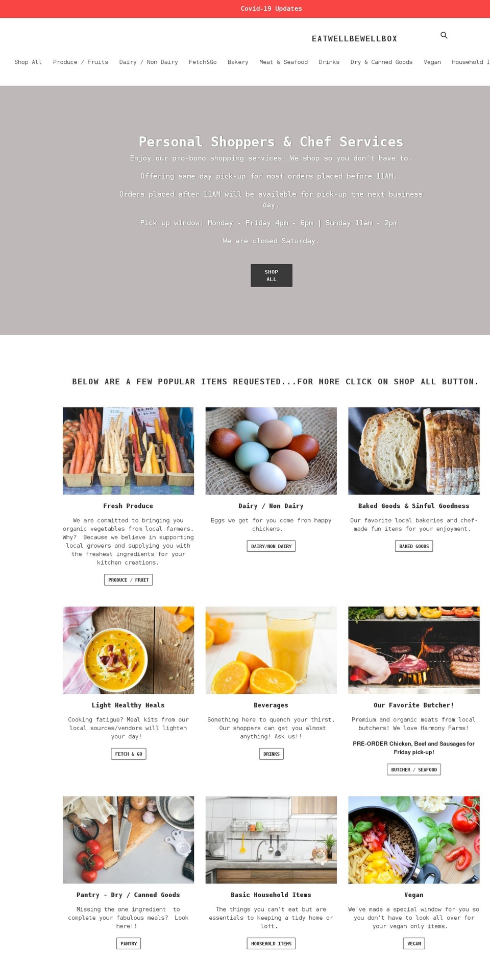 eatwellbewellbox.myshopify.com shopify website screenshot