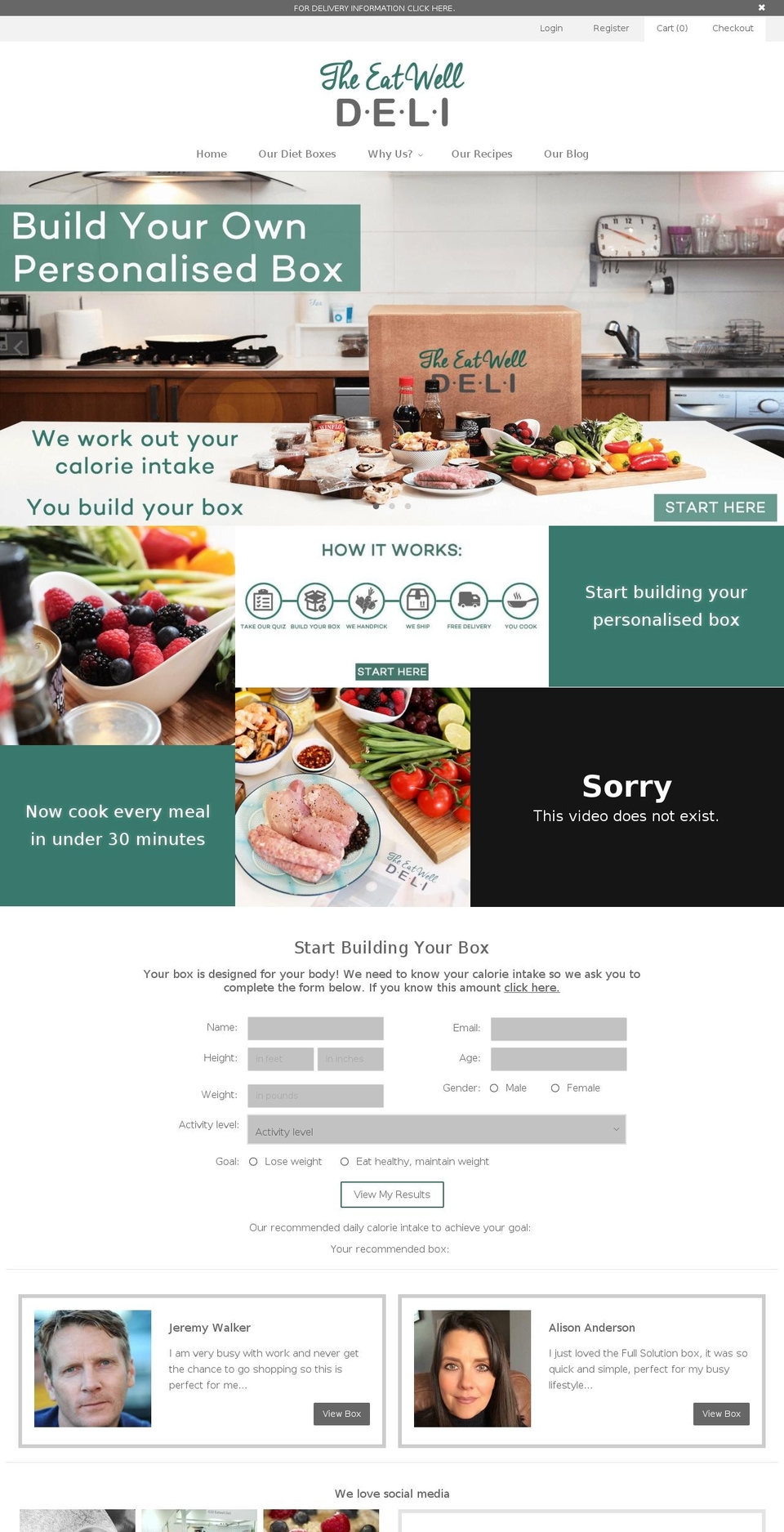 eatwelldeli.com — Shopify storefront screenshot