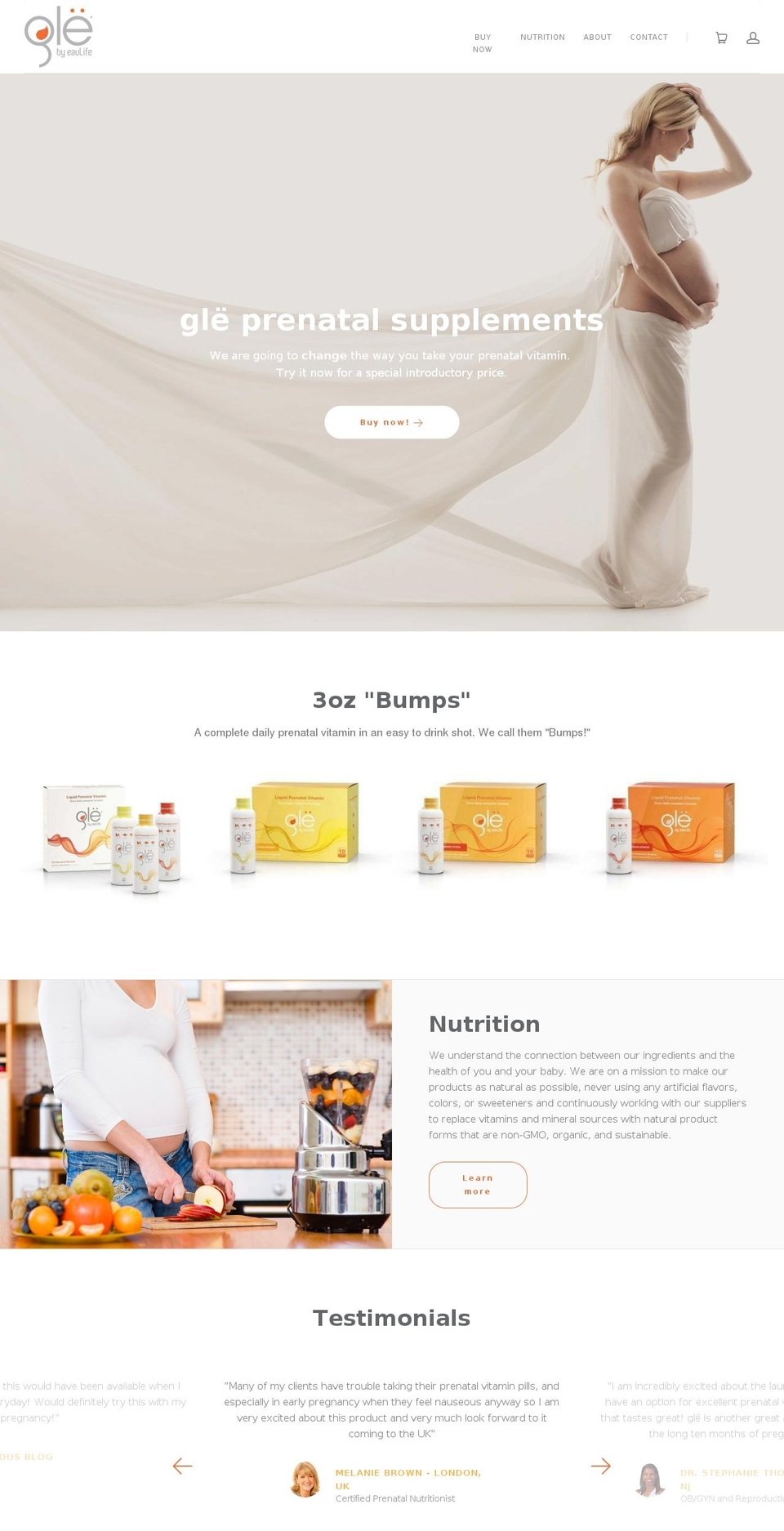 eaulife.com — Shopify storefront screenshot