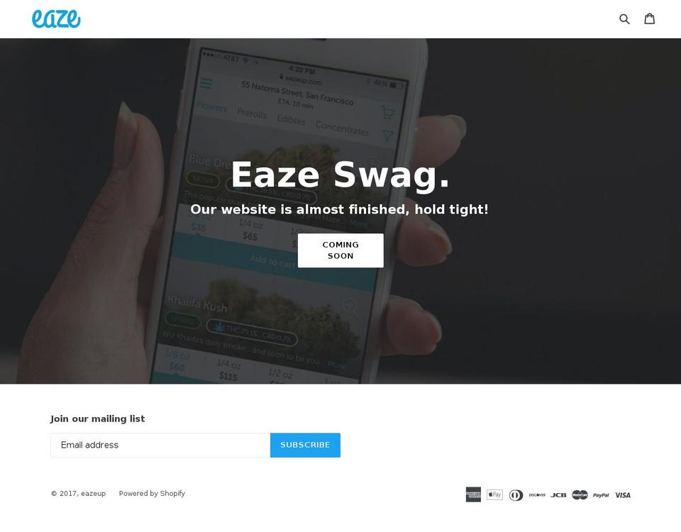 eazeshop.com shopify website screenshot